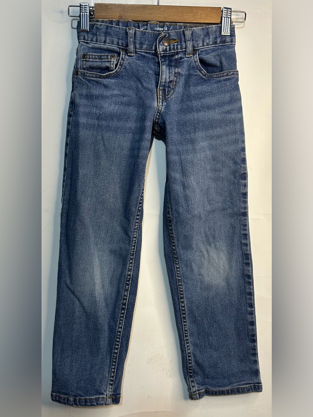 Wonder Nation Relaxed Adjustable Denim Jeans Boys Size 7